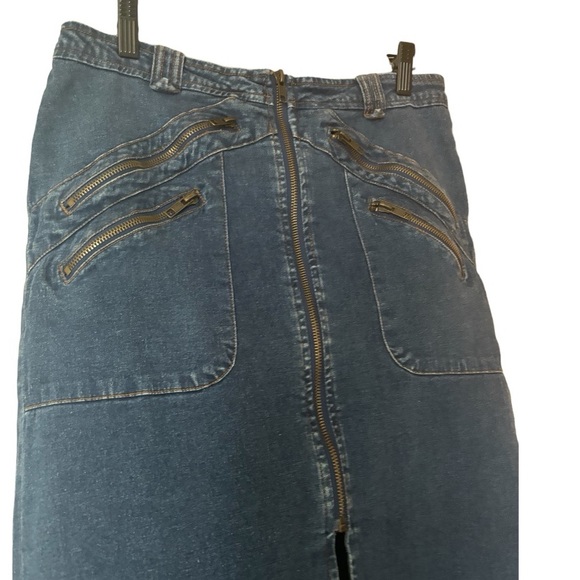 REQUEST Blue Jean Skirt - 9 - Picture 2 of 8